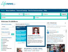 Tablet Screenshot of lifenews.ca