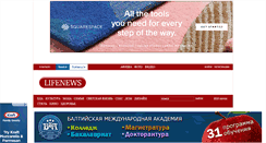 Desktop Screenshot of lifenews.lv